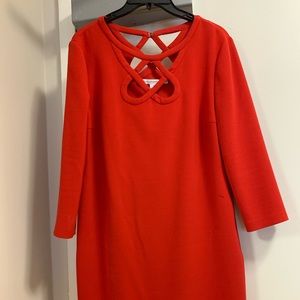 DVF Poppy Red dress, 8, fancy neckline